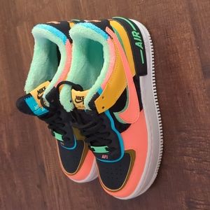 Nike Air Force 1 Shadow SE Solar Flare Atomic Pink Women's size 7 1/2